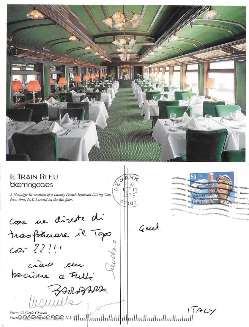 Le train Bleu (USA). A nostalgic re-creation New York. Viaggiata