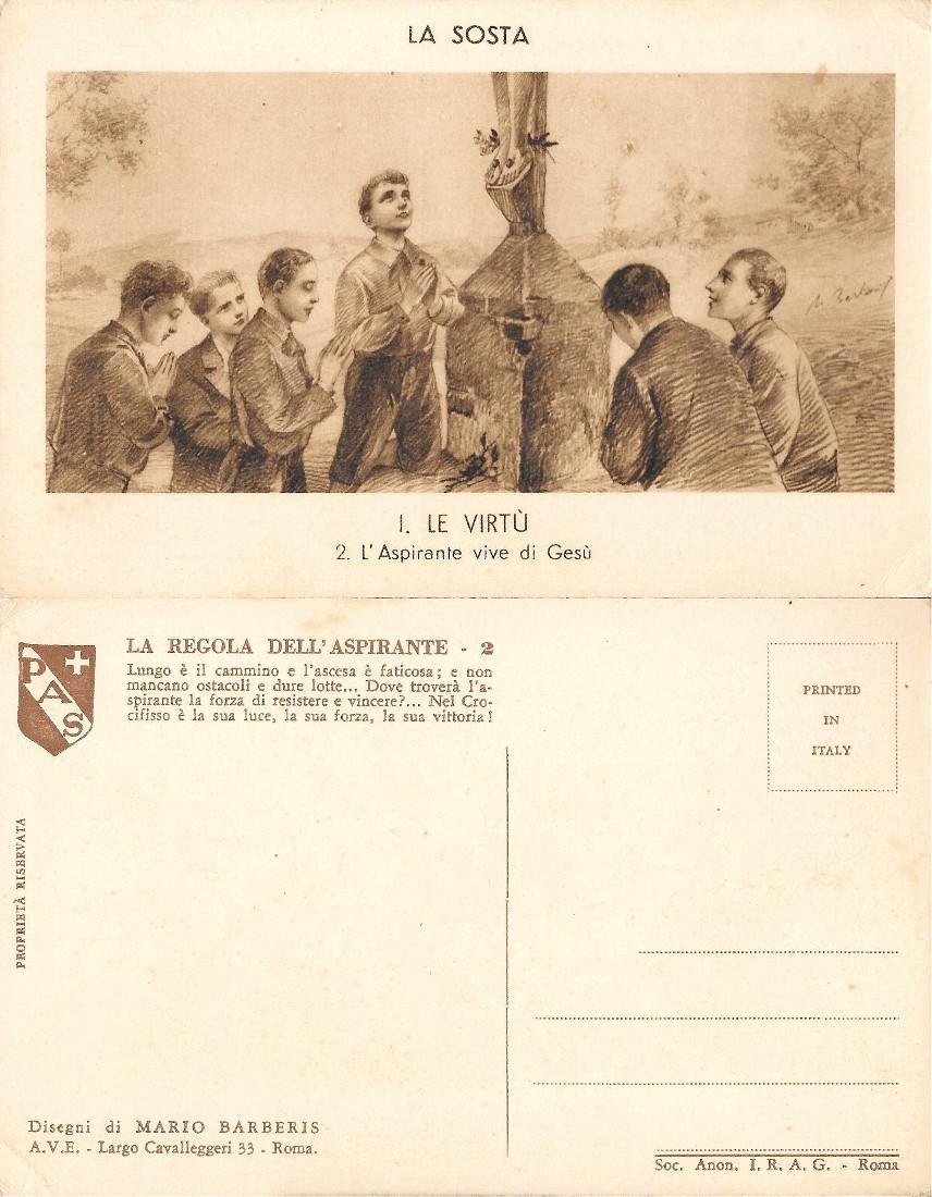 Le virtù. 2. L'aspirante vive di Gesù. Non viaggiata, originale