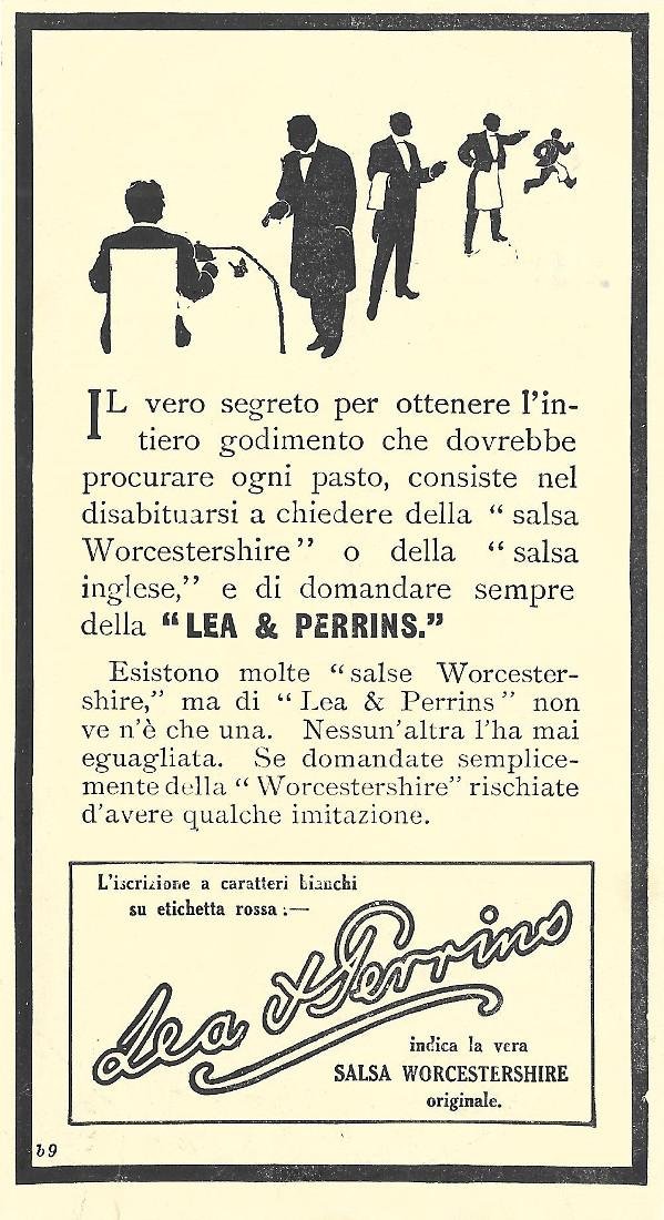 Lea &amp; Perrins, salsa Worcestershire. Advertising 1914 | Immagine principale