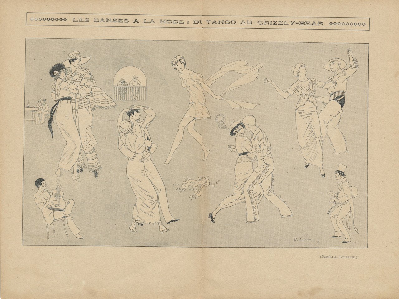 Les sept peches capitaux. (ill. Fabiano). Stampa 1913