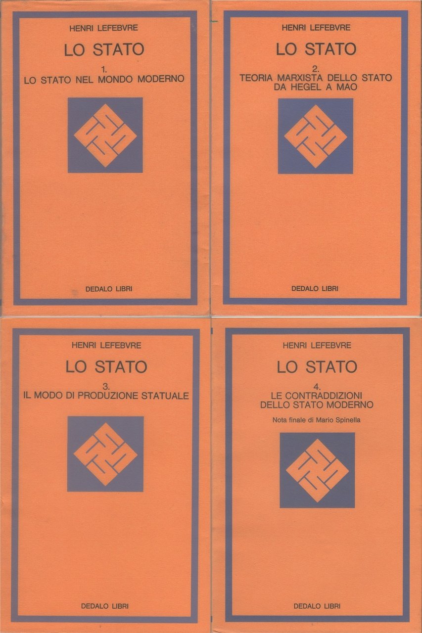 Lo stato. 4 volumi - Henri Lefebvre