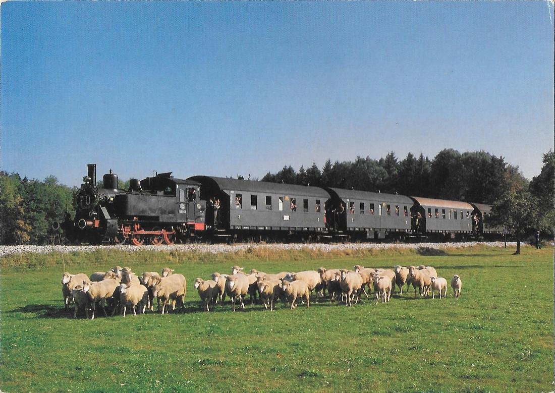 Lokalbahn Dampf Lokomotive 98 812. Non viaggiata