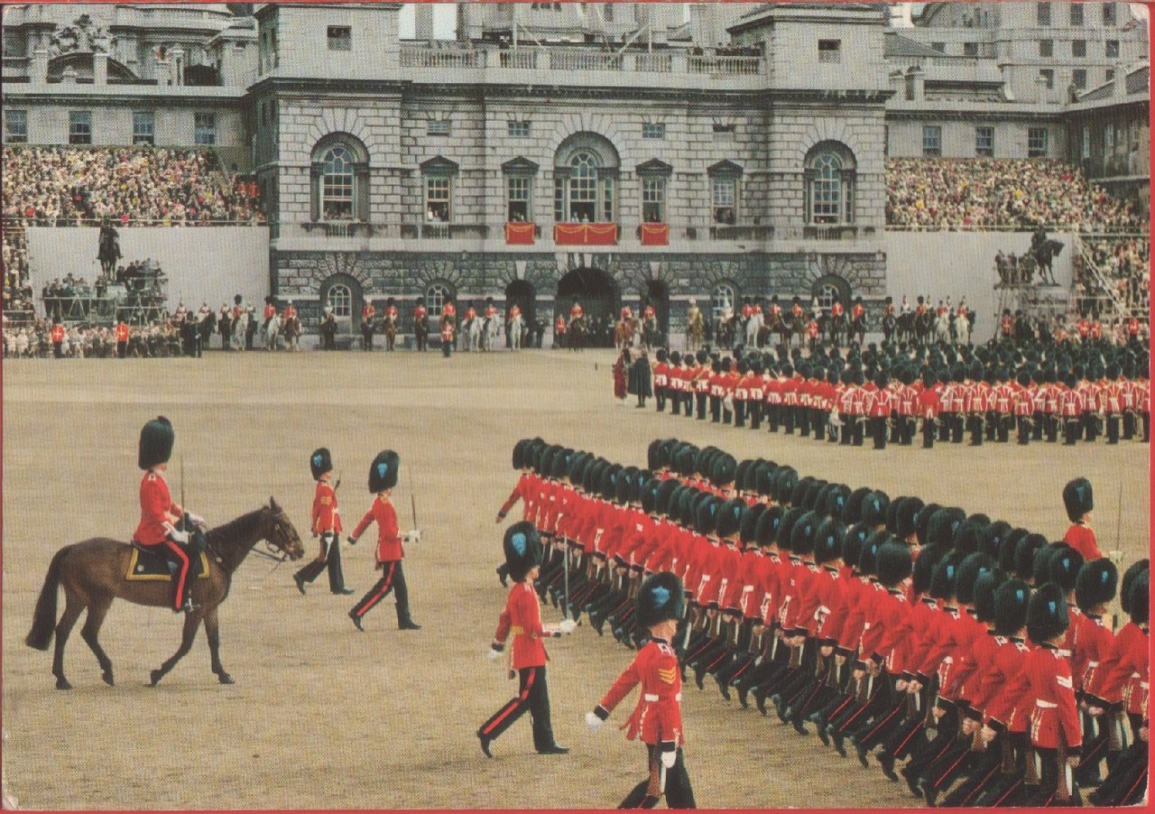 London. Trooping of the Colour. Viaggiata 1966