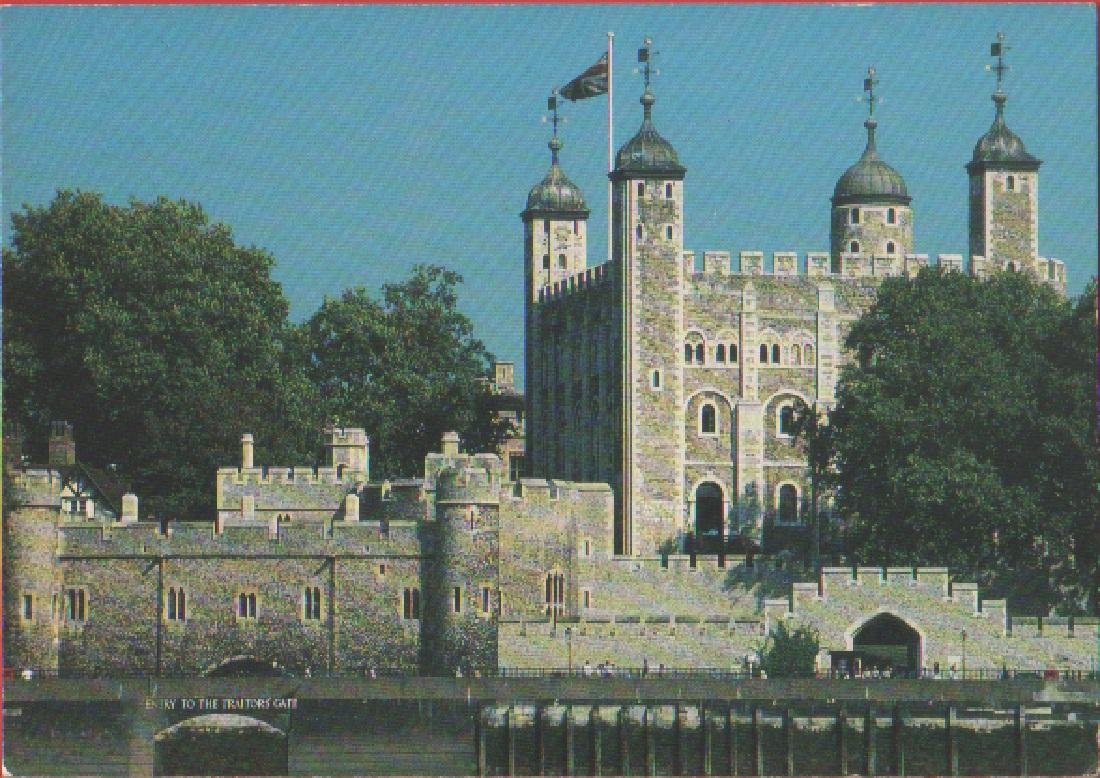 Londra. The Tower and RIver Thames. Non viaggiata. Originale