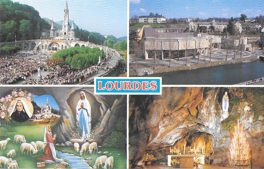 Lourdes. Quattro vedute. Non viaggiata