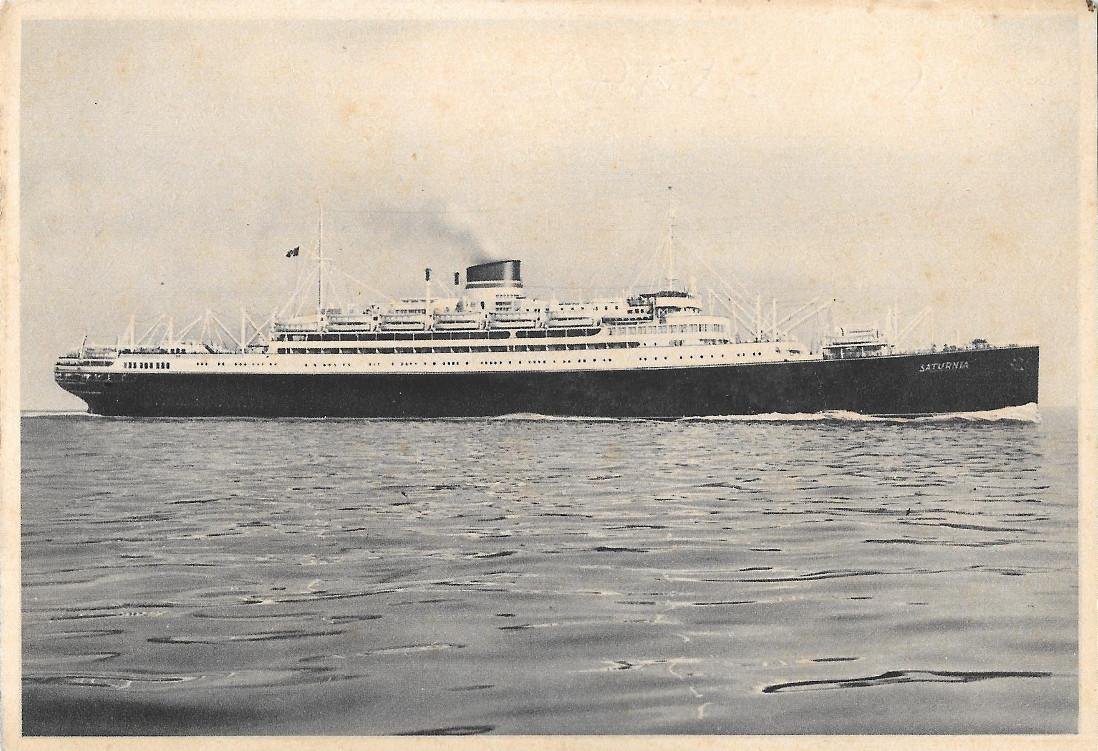 M/n Saturnia. Italia di navigazione. Non viaggiata