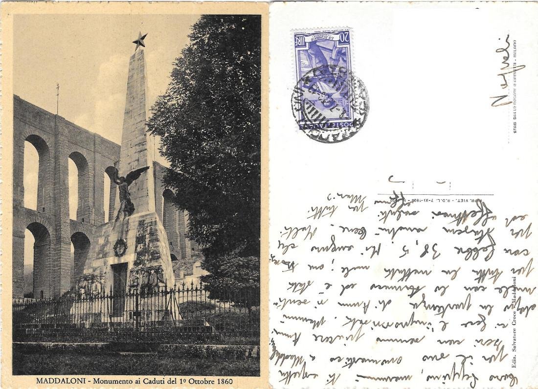 Maddaloni (CE). Monumento ai Caduti del 1 ottobre 1860 . …