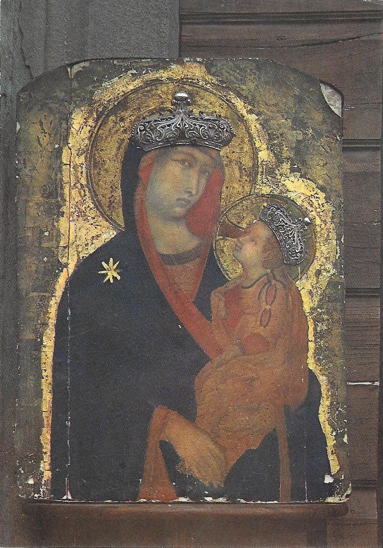 Madonna del Lorenzetti. Castiglione d'Orcia (SI). Non viaggiata