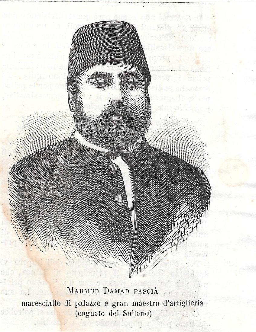 Mahmud Damad pascià. Maresciallo di palazzo e gran maestro d'artiglieria. …