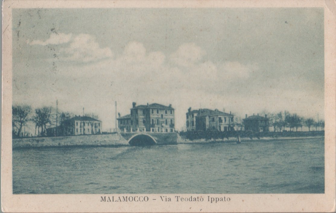 Malamocco. Via Teodato Ippato. Viaggiata 1953
