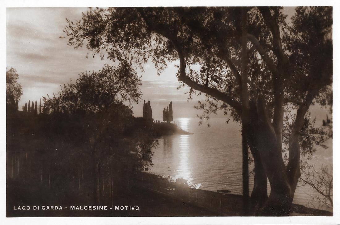 Malcesine (VR). Motivo. Non viaggiata, stampa 1936