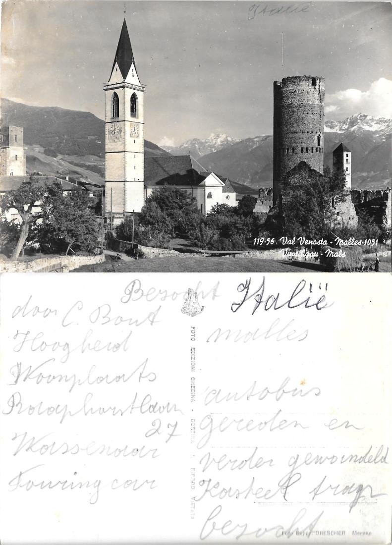 Malles. Val Venosta. Torre Frohlich. Foto Ghedina