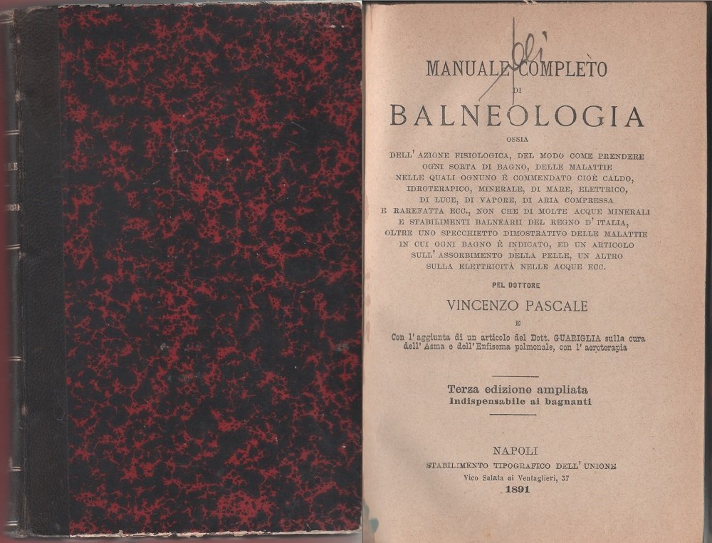 Manuale completo di balneologia ossia dell'azione fisiologica... - Vincenzo Pascale