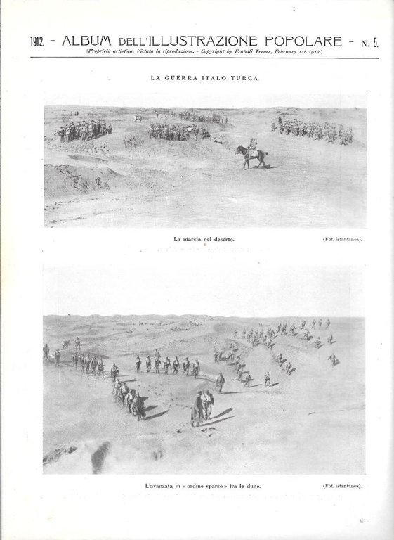 Marce nel deserto/ Riflettori a Tobruk/ Trincee a Ain-Zara. Stampa …