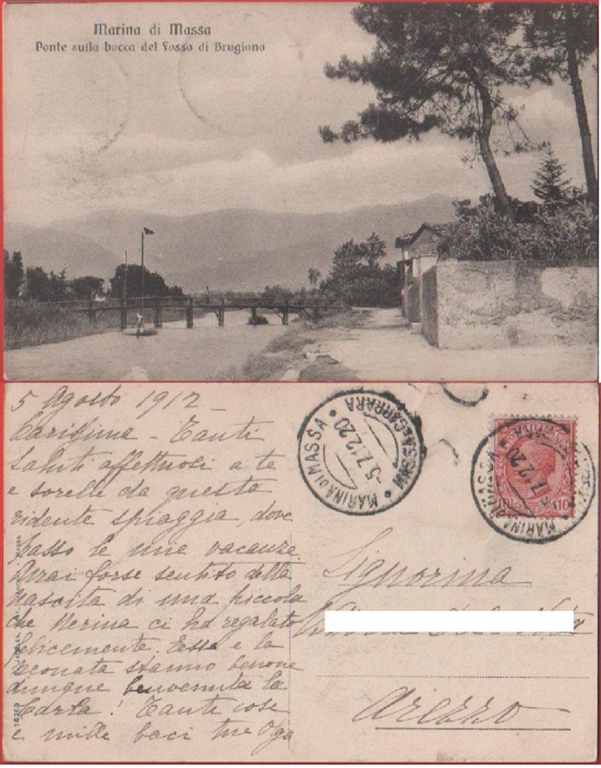 Marina di Massa (SP). Ponte sulla bocca del fosso di …