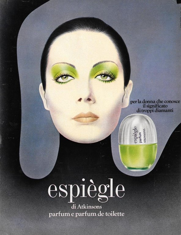 Martini Asti Spumante / Espiegle Atkinsons. Advertising 1970, fronte retro