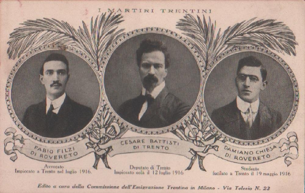 Martiri trentini. Non viaggiata