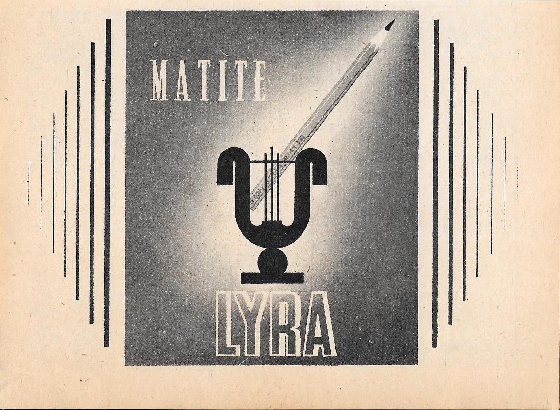 Matite Lyra. Advertising 1947