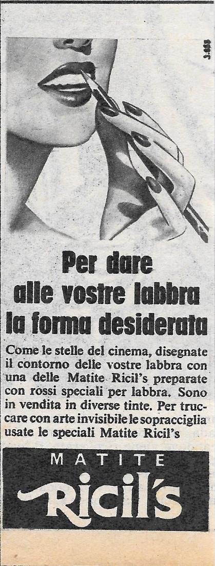 Matite Ricil's. Per dare alle vostre labbra la forma desiderata. …