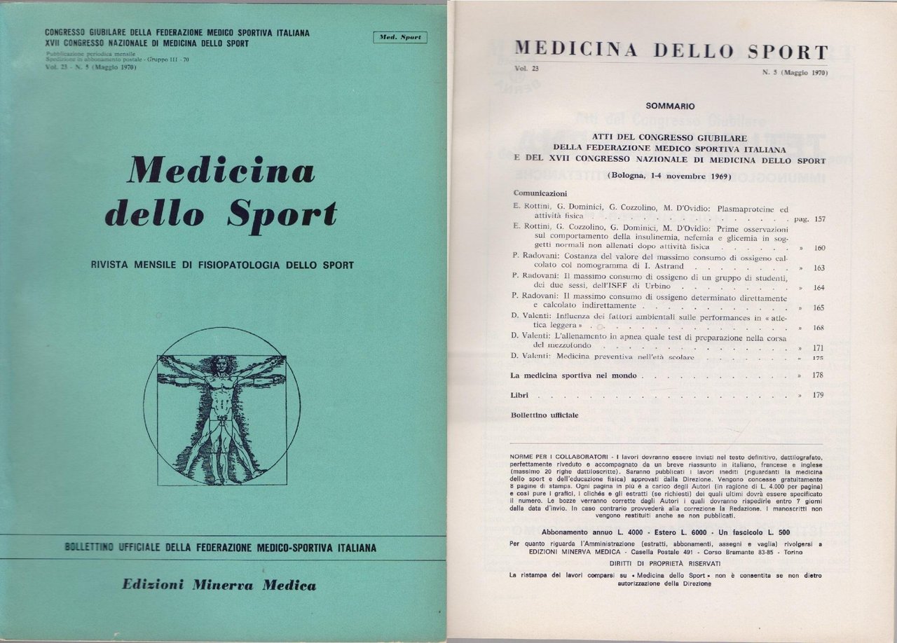 Medicina dello Sport N 5 Maggio 1970