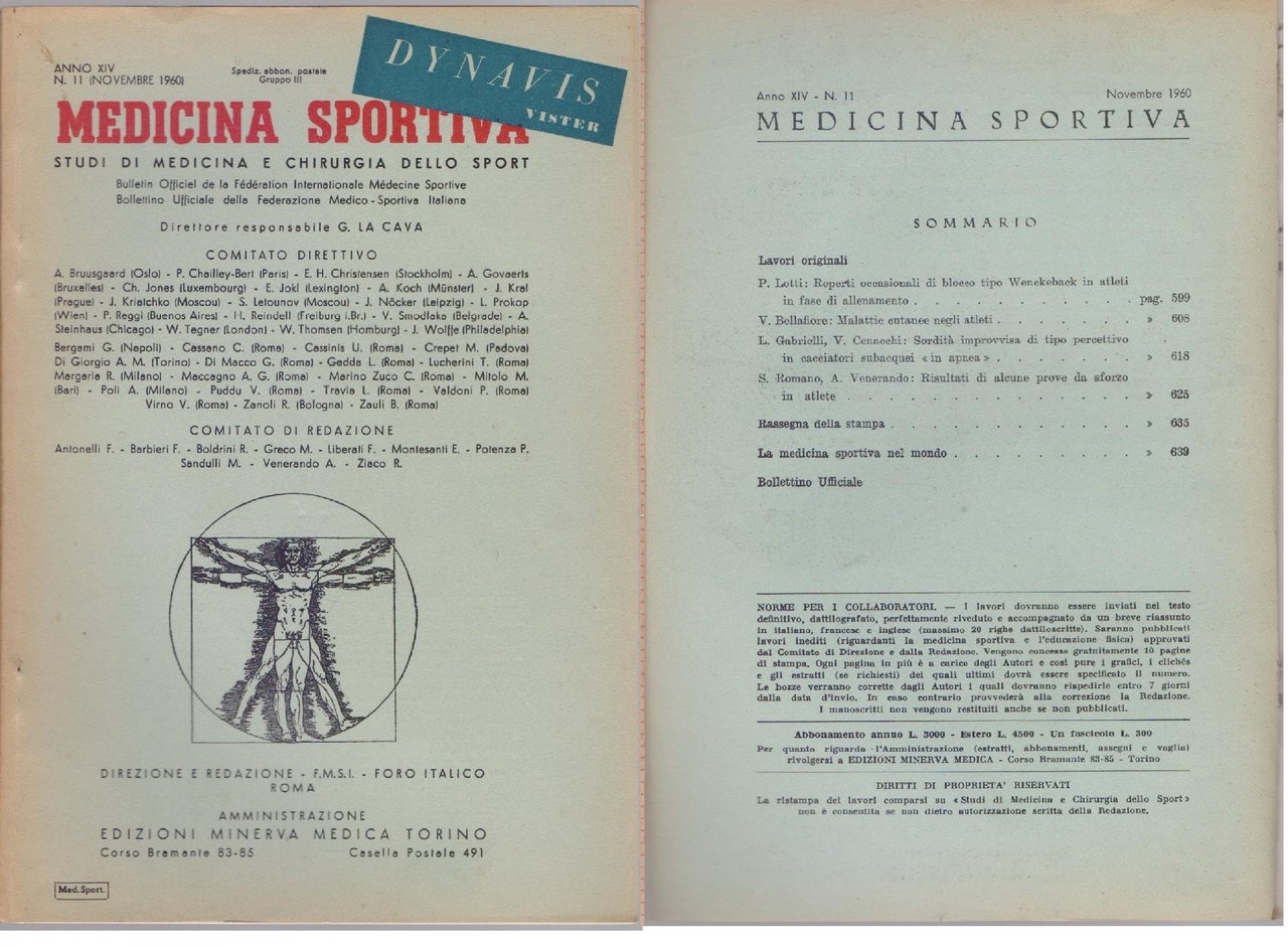 Medicina Sportiva Studi di Medicina e Chirurgia dello Sport Anno …