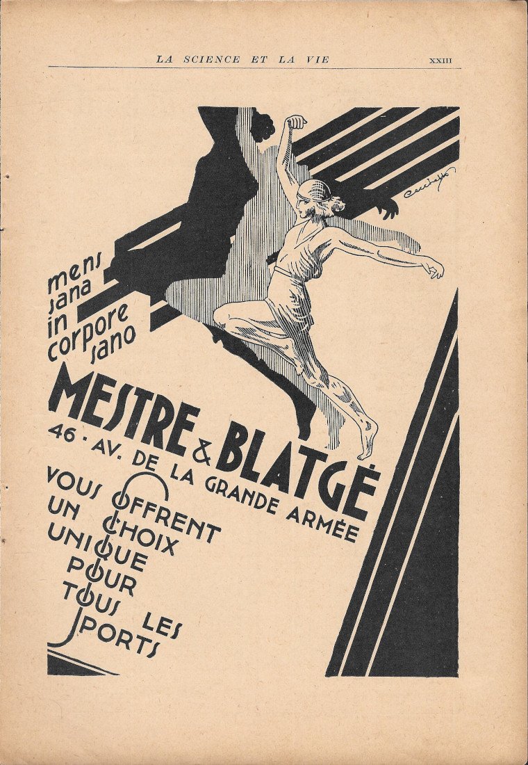 Mestre &amp; Blatgé - Advertising 1930