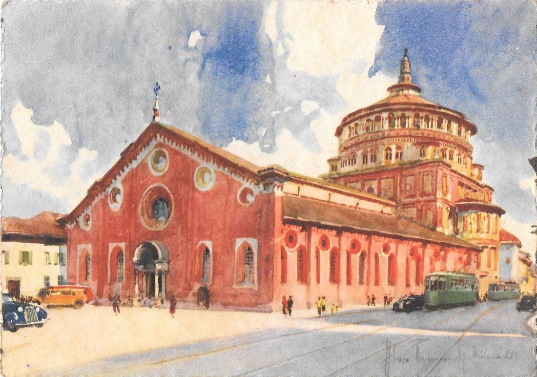 Milano. Chiesa di S. Maria delle Grazie. Non viaggiata. Stampa …