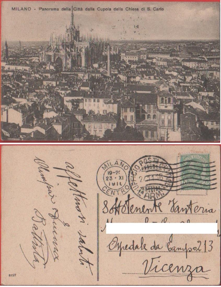 Milano. Panorama della Città dalla Cupola della Chiesa di S. …