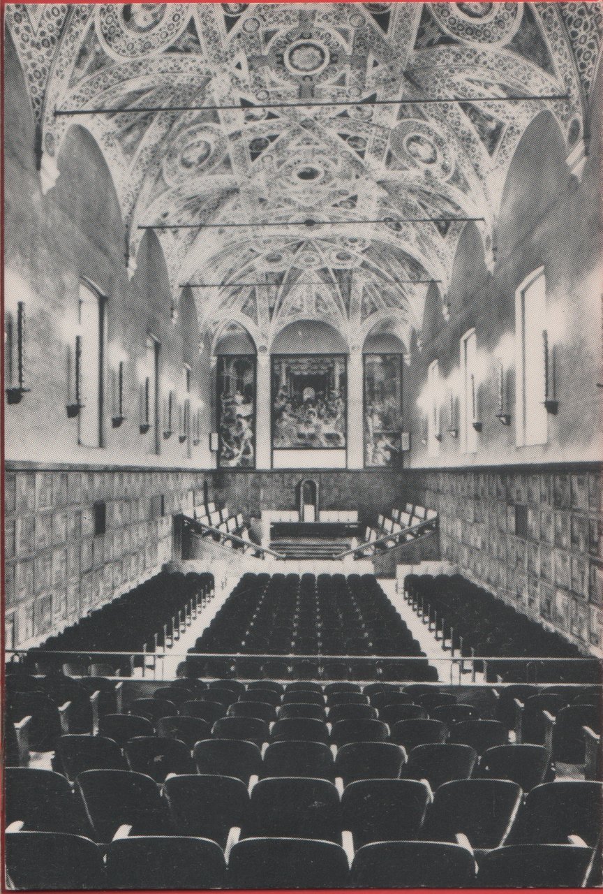 Milano. Università Cattolica del Sacro Cuore. Aula Magna. Non viaggiata