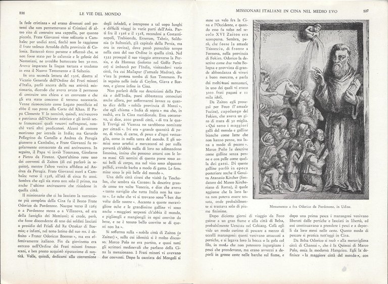 Missionari italiani in Cina nel Medioevo - Estratto 1943