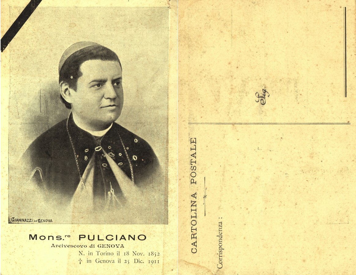 Mons. Pulciano. Arcivescovo di Genova. Non viaggiata