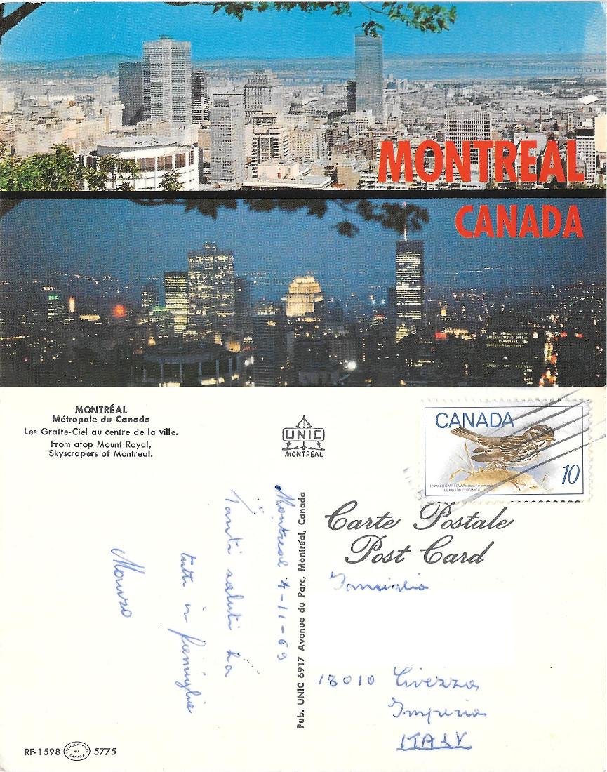 Montreal (CAN). Les gratte-ciel au centre de la ville. Viaggiata …