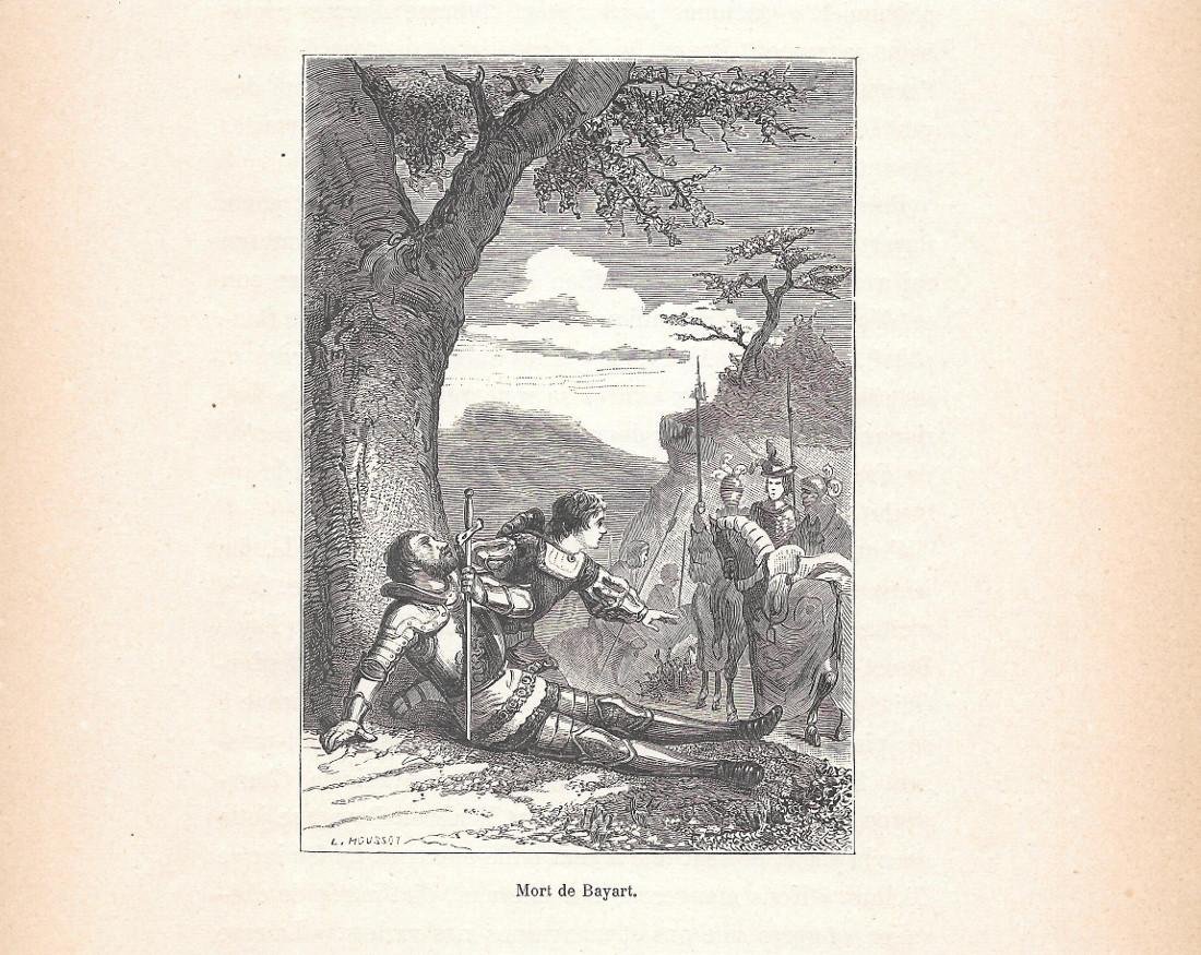 Mort de Bayard. Stampa 1888