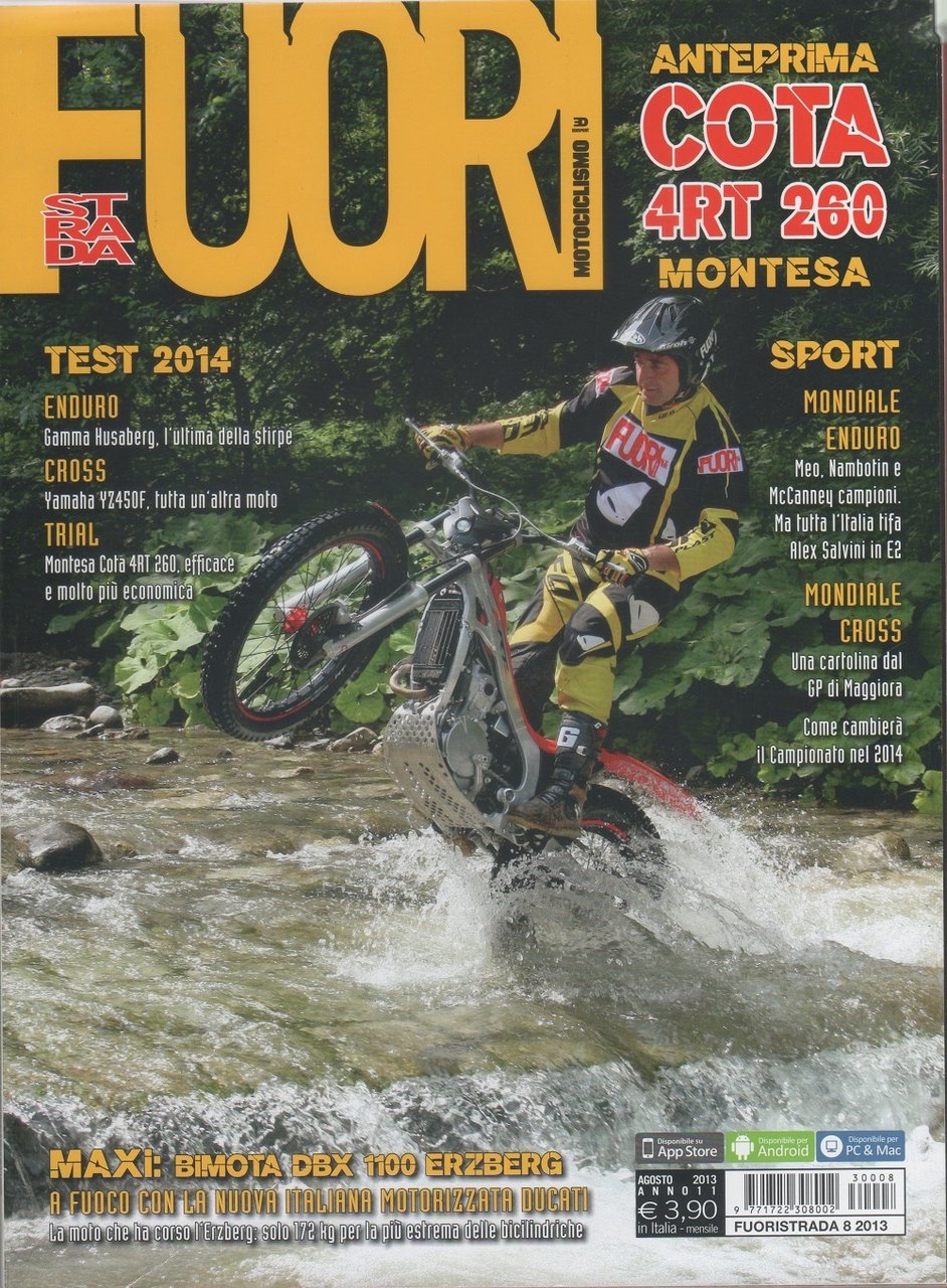 Motociclismo fuoristrada. Rivista, agosto 2013