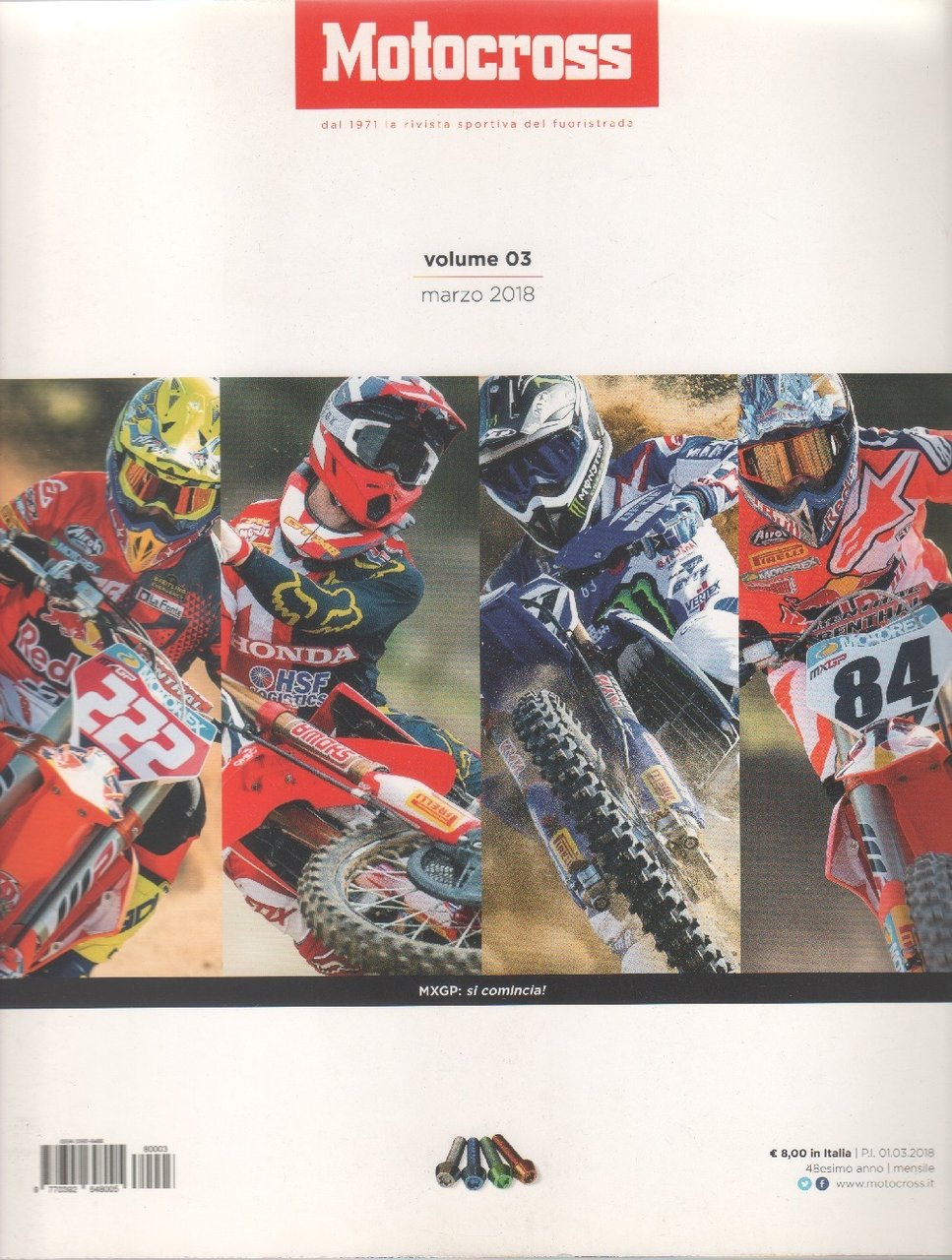 Motocross Magazine. Rivista, n. 3, marzo 2018