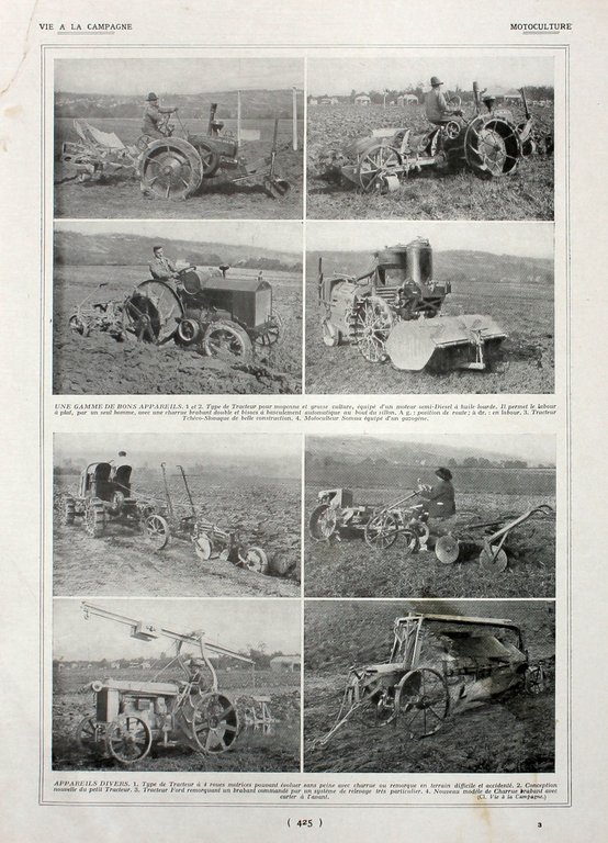 Motoculture. Tre pagine. Immagine 1927