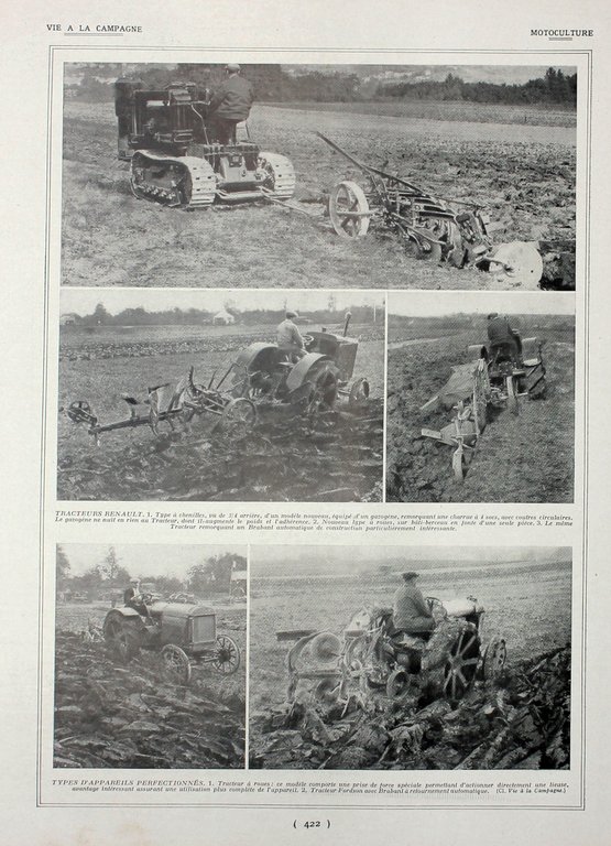Motoculture. Tre pagine. Immagine 1927