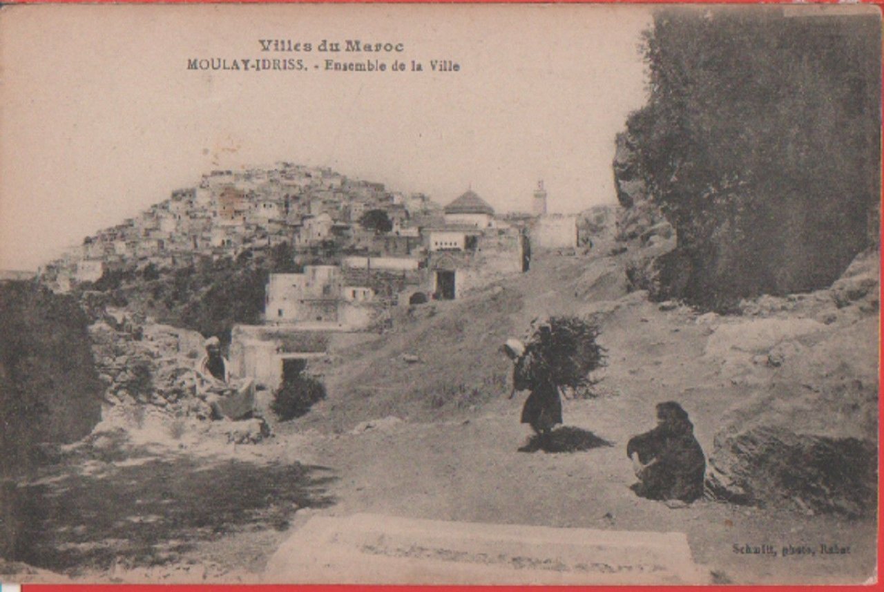 Moulay-Idriss (Marocco) Ensemble de la ville - Non viaggiata