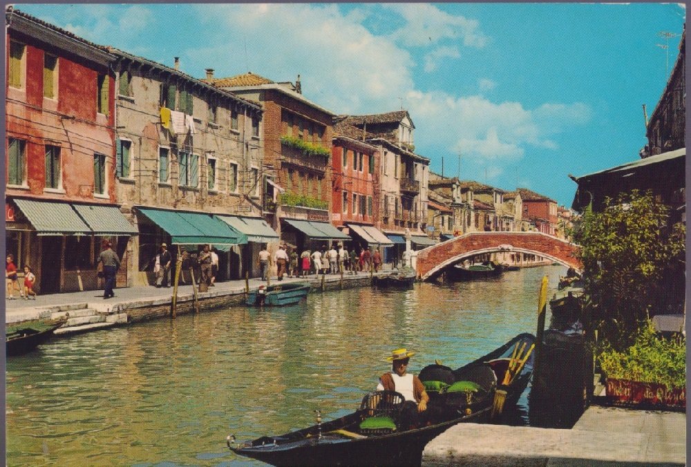 Murano. Fondamenta Vetrai e Ponte di Meso. Non viaggiata