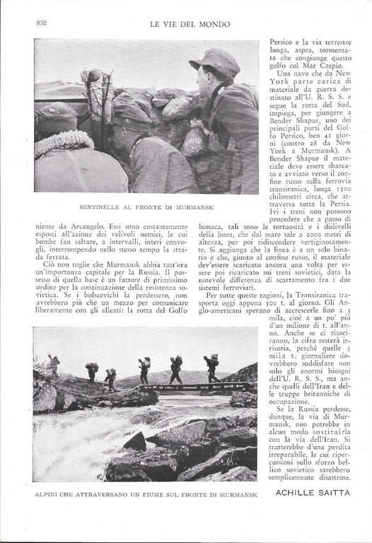 Murmansk, polmone marittimo della Russia - Estratto 1942