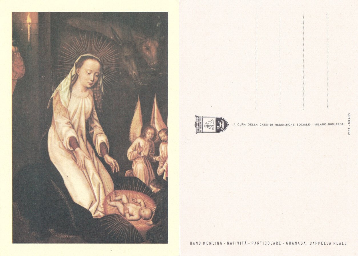 Natività (Hans Memling) Granada Cappella Reale. Non viaggiata