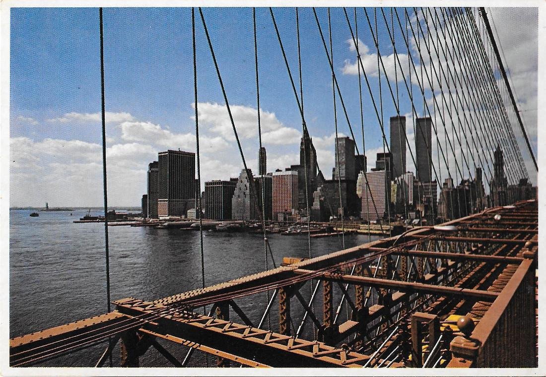 New York. Lower Manhattan. Non viaggiata