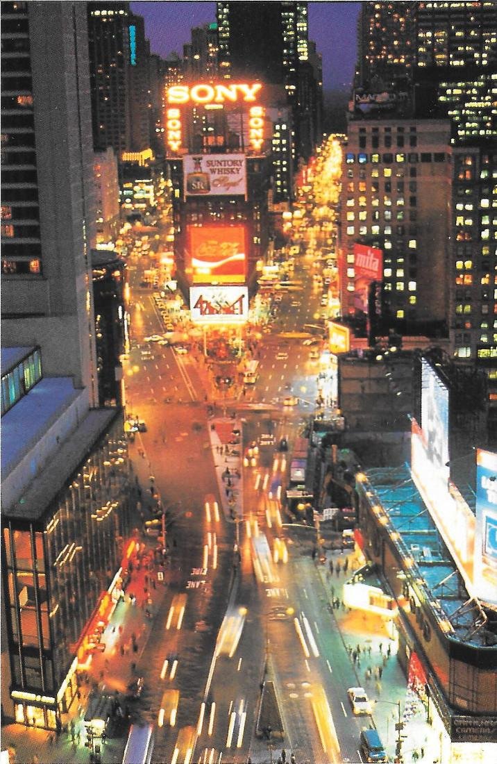 New York. Times Square. Non viaggiata