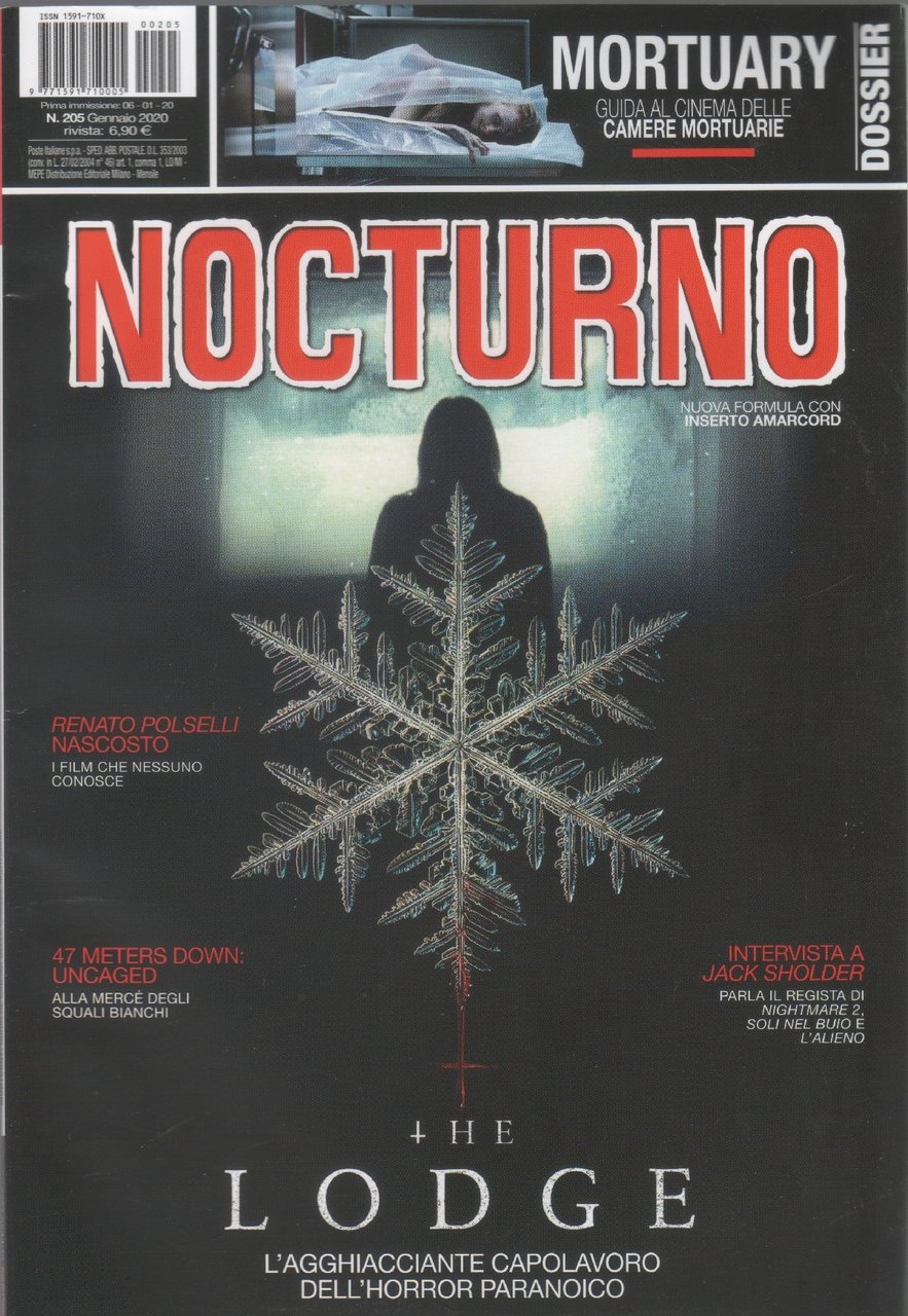 Nocturno Cinema. Rivista. N. 205/2020. Dossier Mortuary, la camere mortuarie