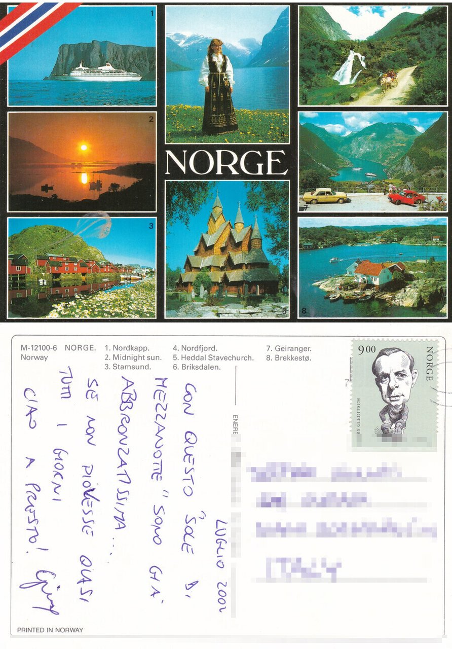 Norge. Norway - Viaggiata 2002