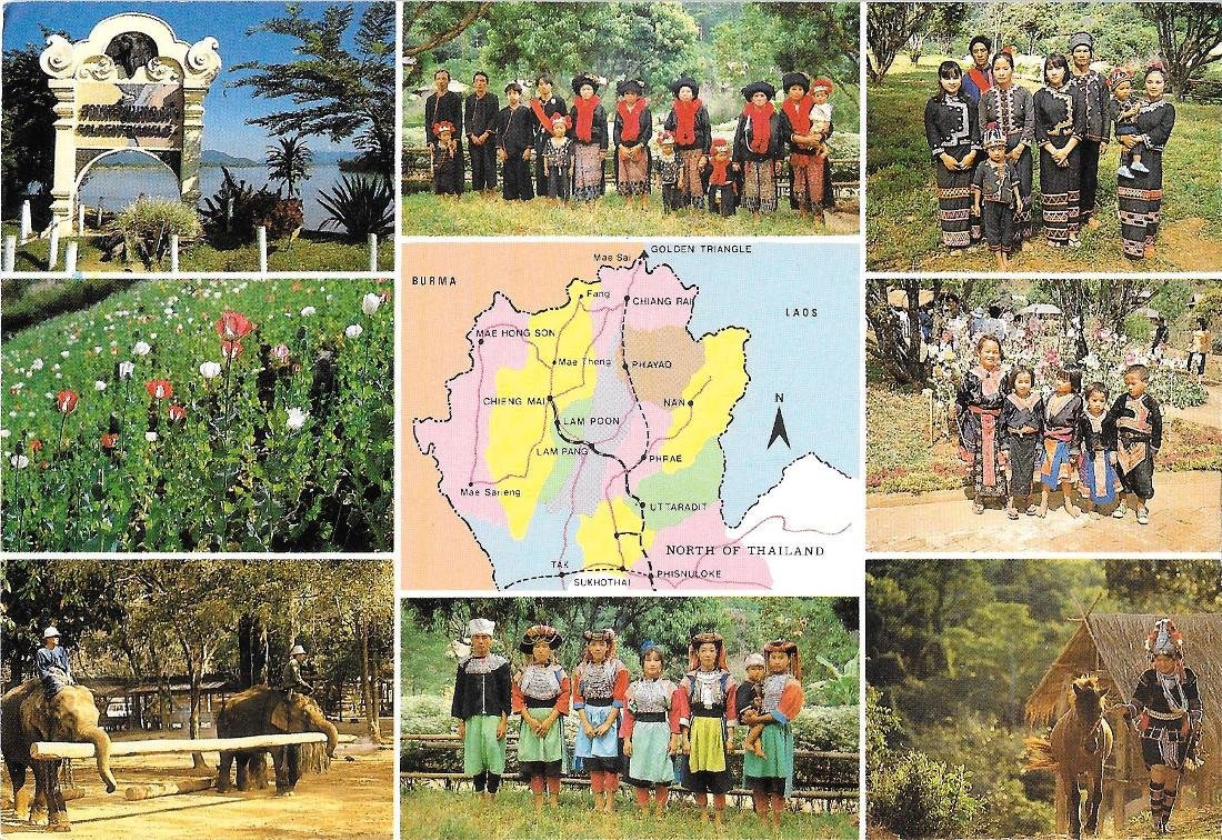 North Thailand. Hill Tribe People. Non viaggiata