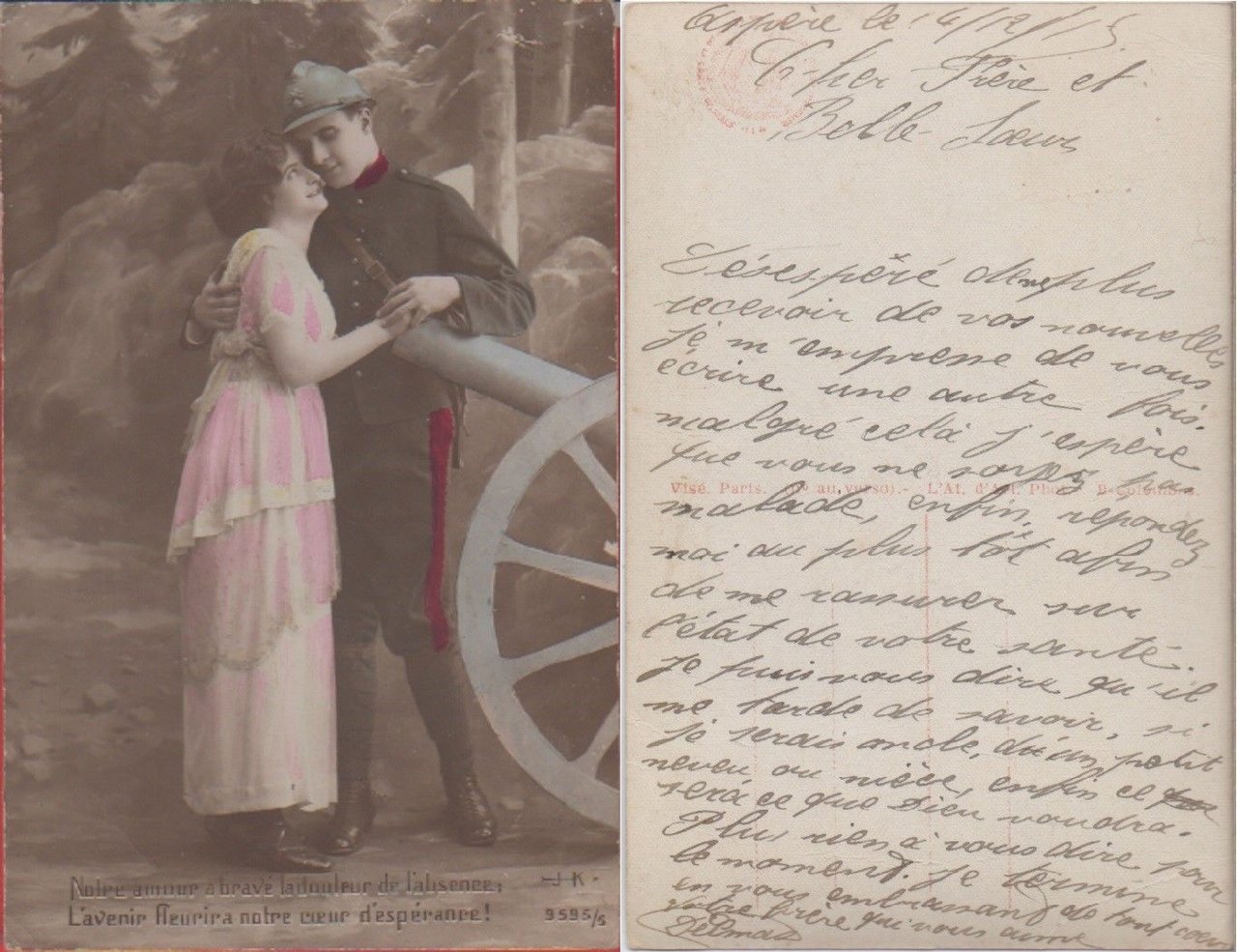 Notre amour a bravé la douleur de la l'ahsence. Viaggiata …