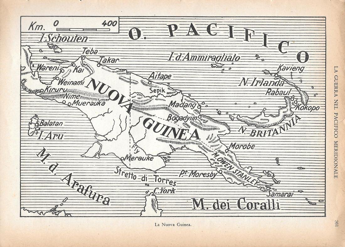 Nuova Guinea. Stampa 1934