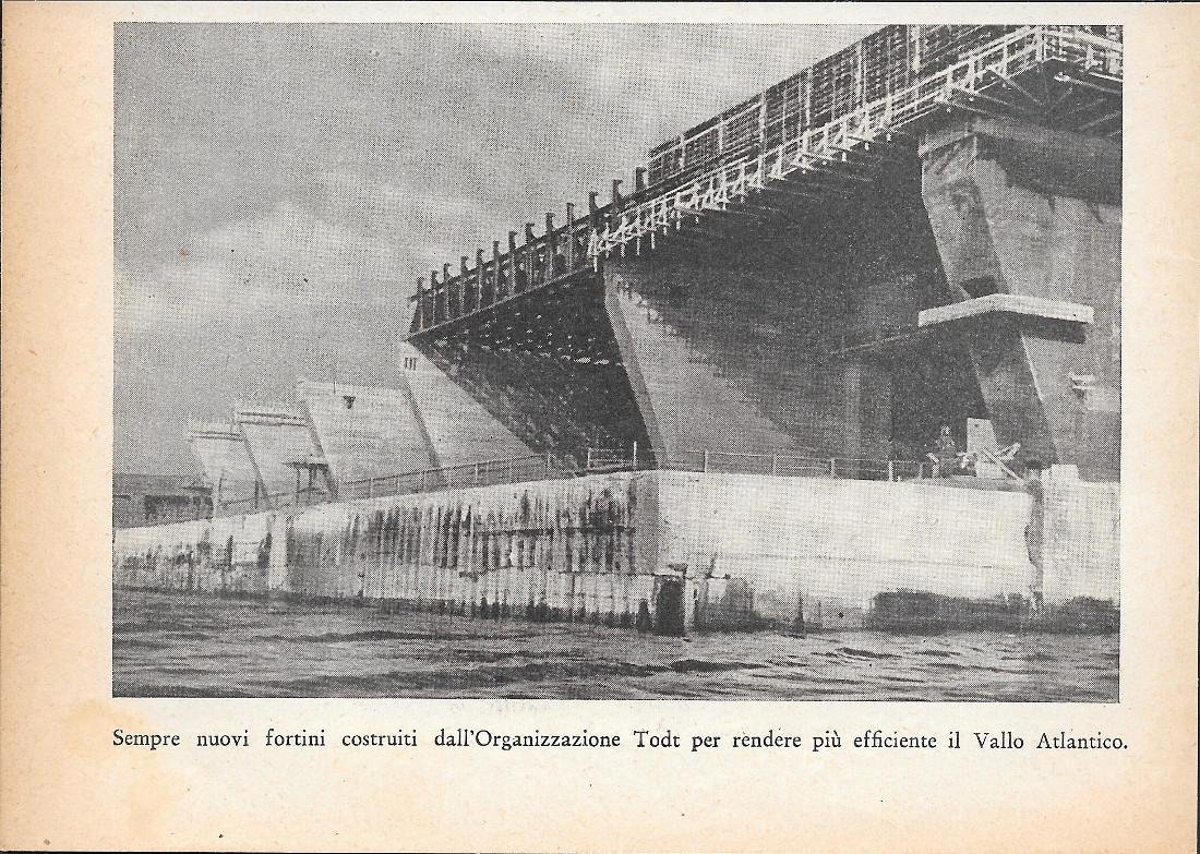 Nuovi fortini costruiti dall'Organizzazione Todt per il Vallo Atlantico. Stampa …
