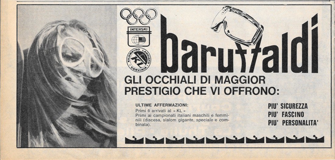 Occhiali Baruffaldi - Advertising 1968